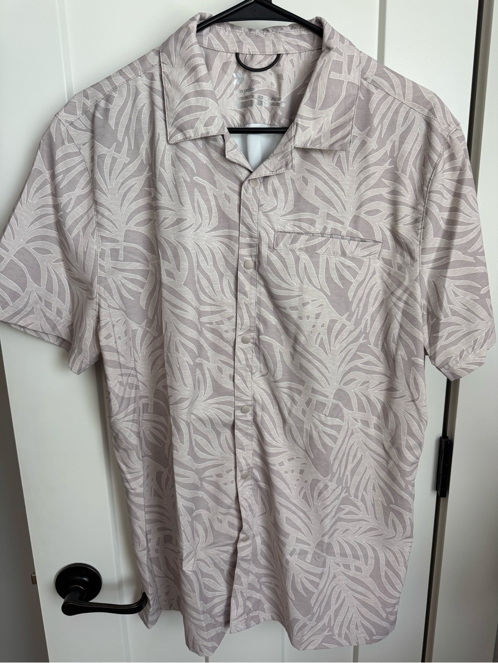 all in motion Light Mauve Short-Sleeve Button-Down Shirt